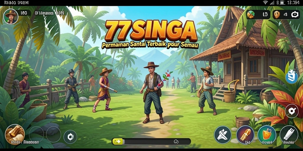 Tampilan gameplay <strong>77SINGA</strong> yang seru dan menarik di layar.
