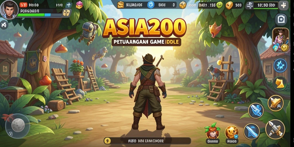 Tampilan gameplay ASIA200 yang menarik dan inovatif.