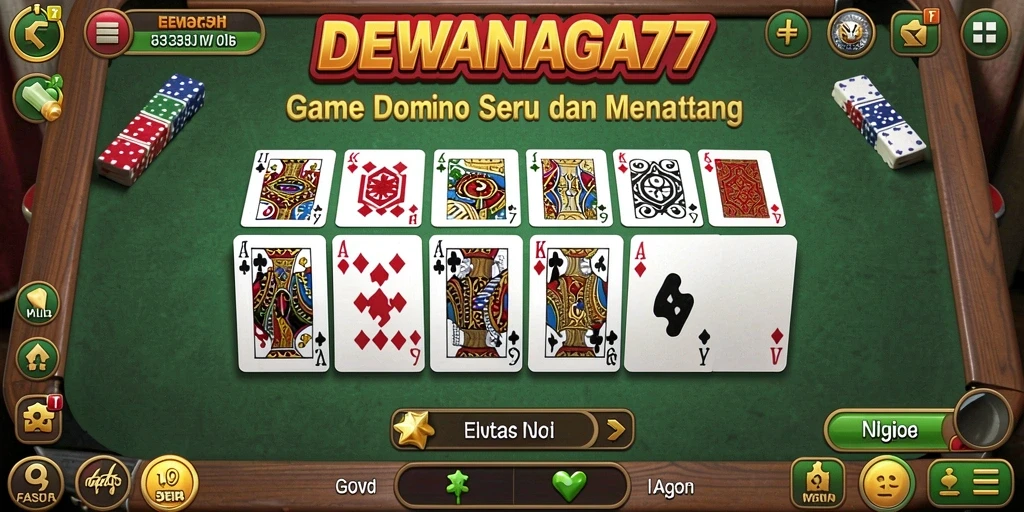 Tampilan gameplay <strong>DEWANAGA77</strong> yang seru dan menarik.
