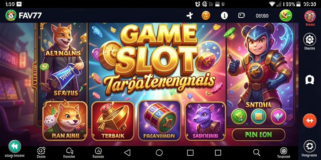Screenshot gameplay FAV77 menampilkan keseruan permainan Slot dengan grafik memukau.