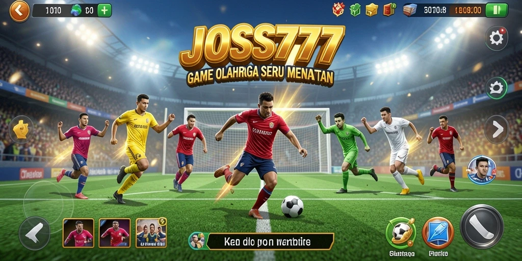Tampilan gameplay JOSS777 yang dinamis dan menarik.