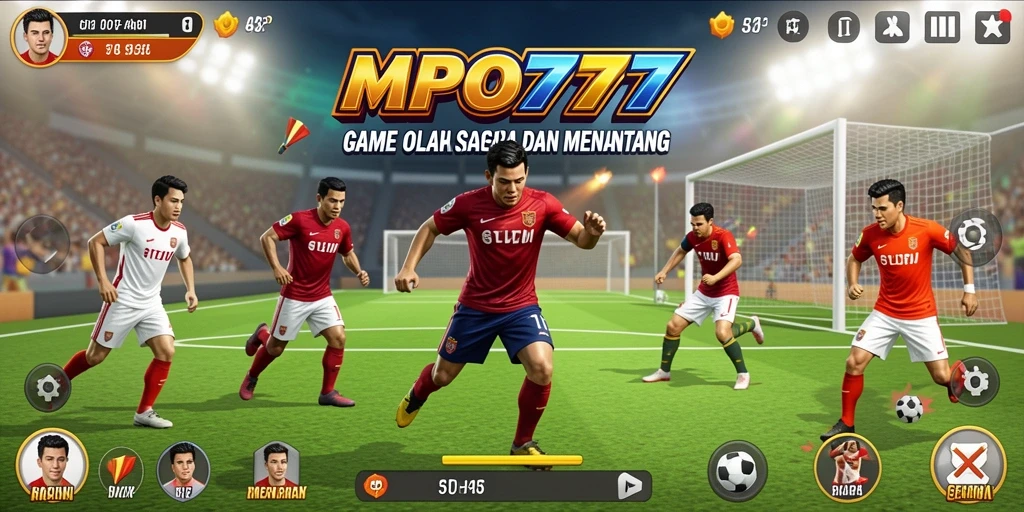 Tangkapan layar MPO777 menunjukkan aksi seru dalam gameplay olahraga.