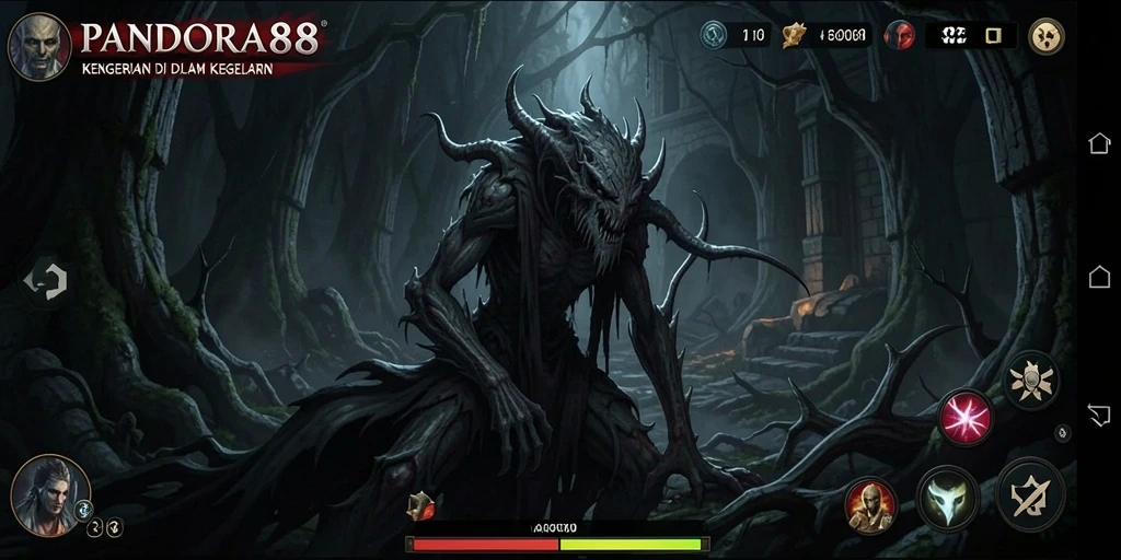 Screenshot gameplay PANDORA88 menampilkan momen-momen menegangkan.