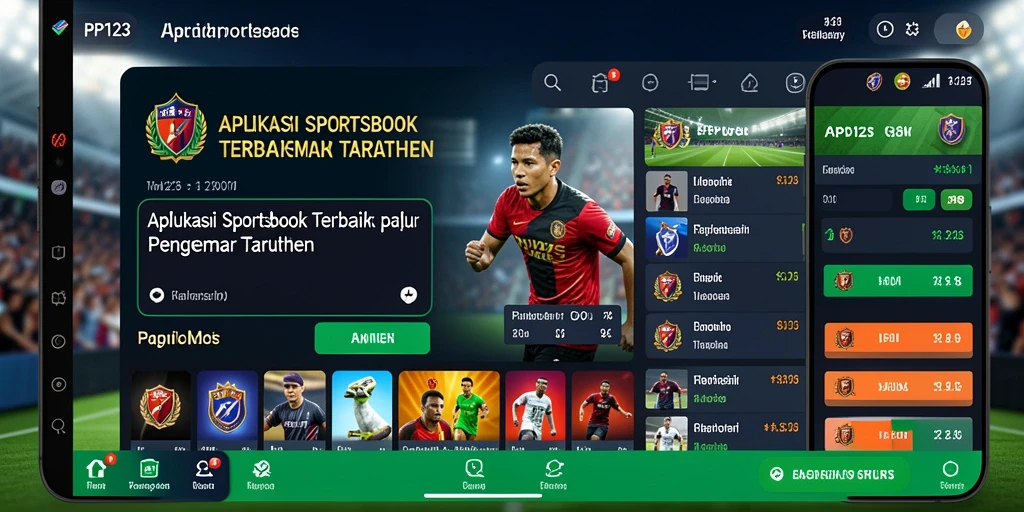 Tampilan gameplay menarik dari PP123 dengan fitur Sportsbook.