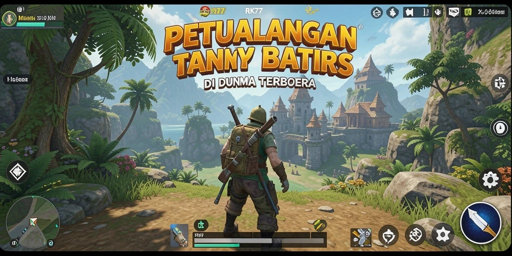 Tampilan gameplay Open World yang menakjubkan di RK77.