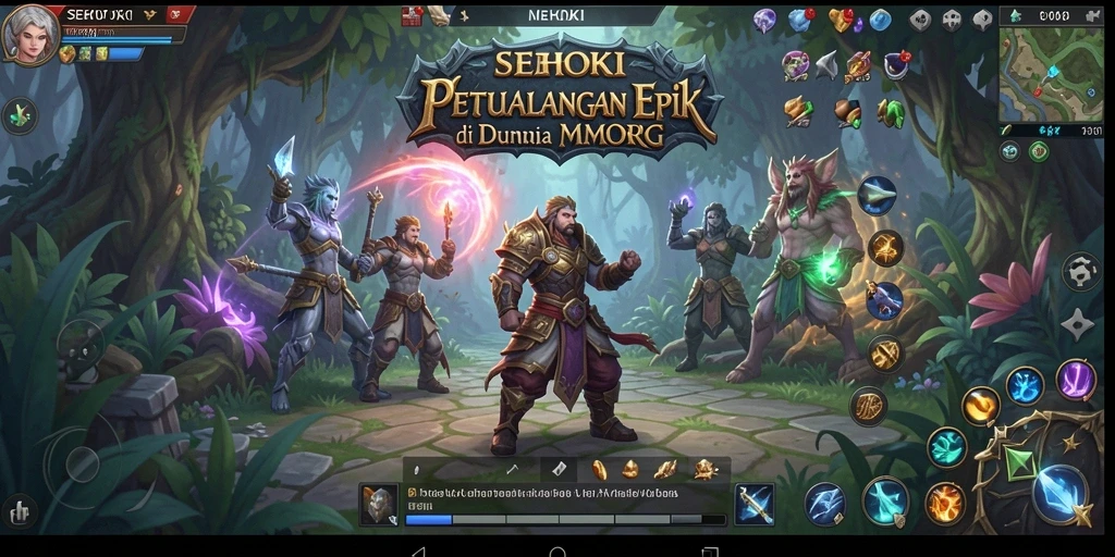 Screenshot SEHOKI menampilkan aksi seru dalam pertarungan MMORPG.