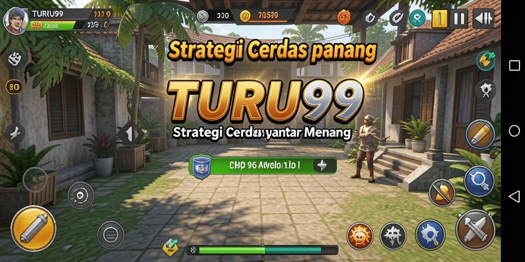 Tampilan gameplay TURU99 yang intens dan penuh strategi.