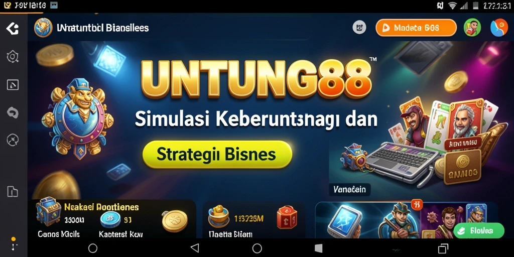 Screenshot UNTUNG88 menampilkan gameplay menarik yang menggambarkan simulasi usaha.