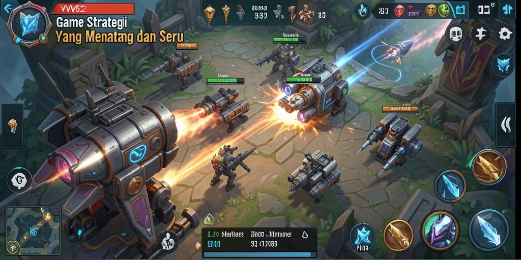 Gameplay strategis yang menarik di VV62.